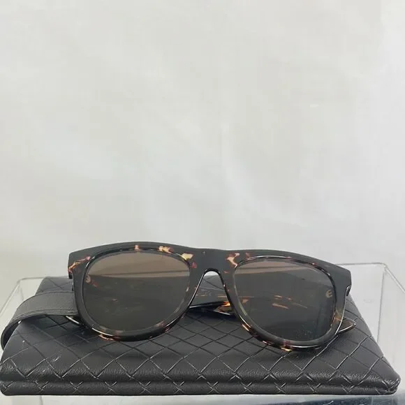 Bottega Veneta Tortoise Frames In Case Sunglasses Bottega Veneta BV1254S S (55 - 17) with Brown lenses and  main image 3